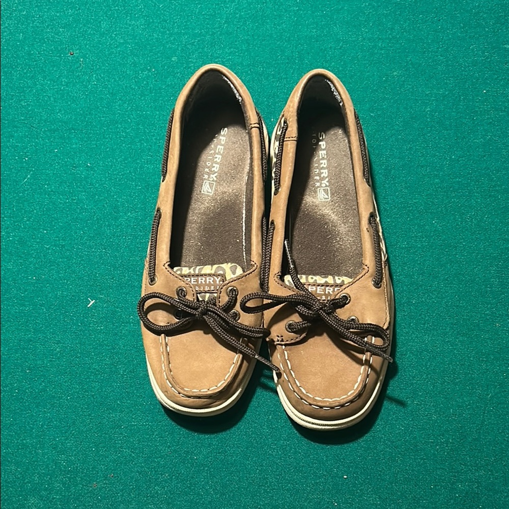 Sperry Tan Boat Shoes
